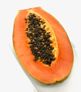 Fresh Cut Papaya
